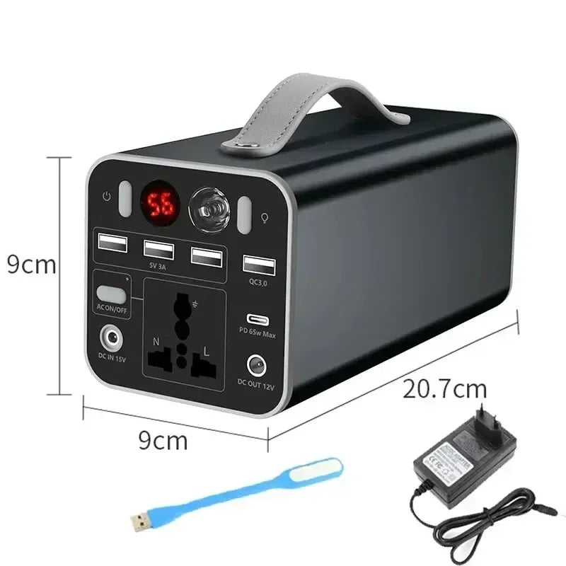90000Mah 300W Portable Power Station 45000Mah 180W Outdoor Emergency Power Supply Power Bank Generator DC Output Battery Charger