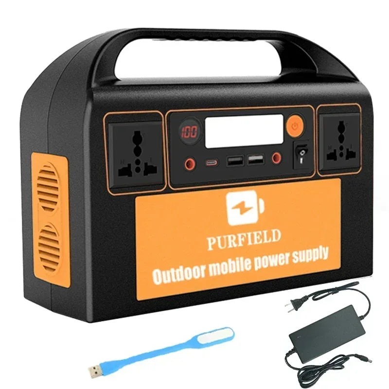 90000Mah 300W Portable Power Station 45000Mah 180W Outdoor Emergency Power Supply Power Bank Generator DC Output Battery Charger