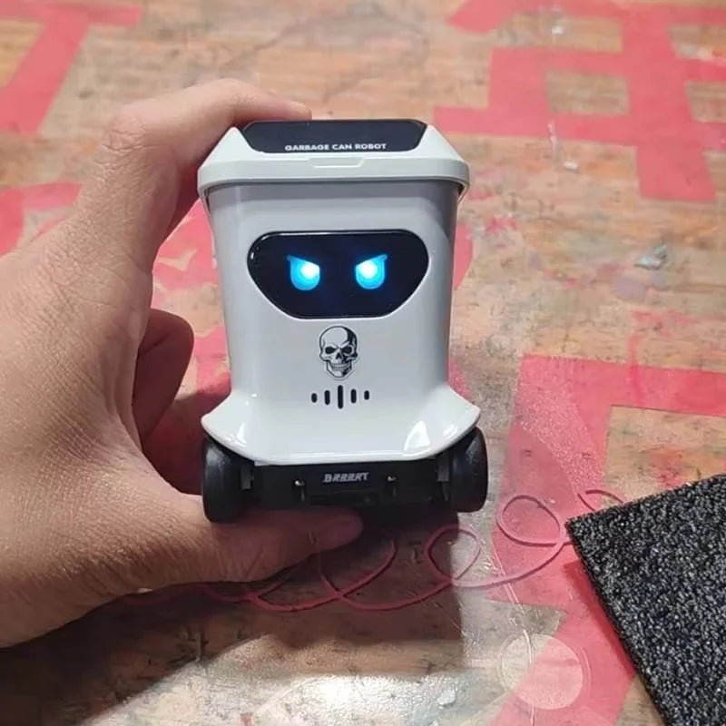 RC Toy Mini Remote Control Trash Fully Proportional Control Remote Car 360 ° U-Turn Desktop Creative Toy Ornament Holiday Gift